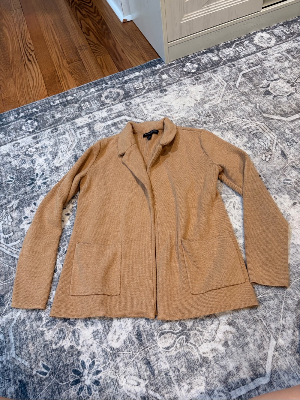 Banana Republic Camel Open-Front Cardigan Sweater